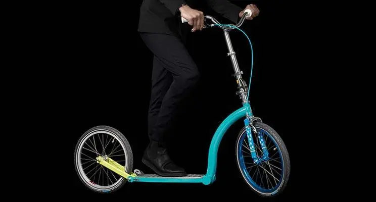adult scooter, commuting scooter, folding scooter, scooter with big wheels