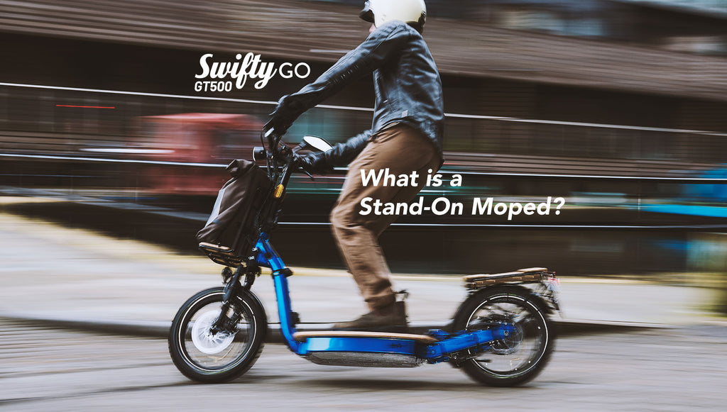 What is a Stand-On Moped Electric Scooter?