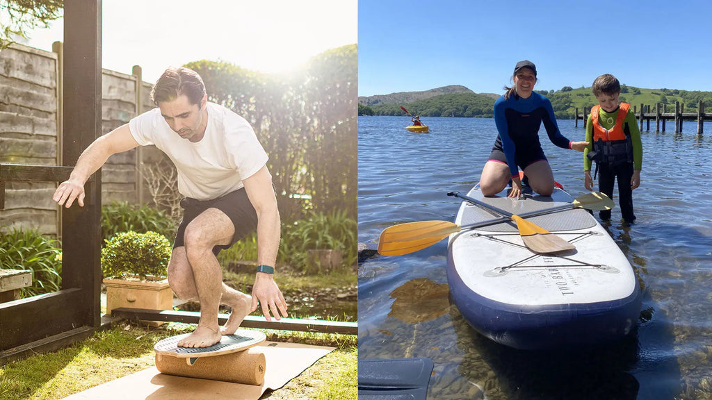 How To Improve Your Balance For Paddleboarding Using a Balance Board