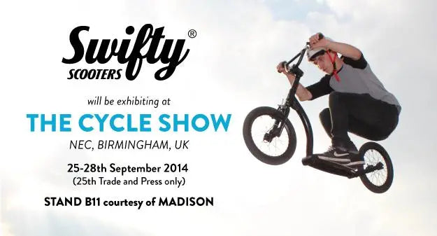 Swifty at the CYCLE SHOW NEC