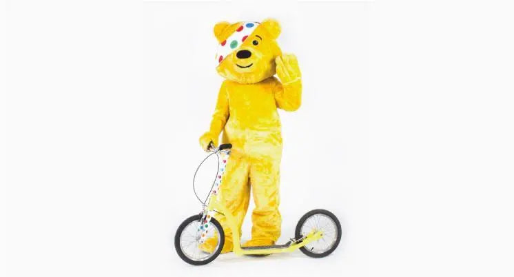 endurance solo scoot, children in need, adult scooter with big wheels