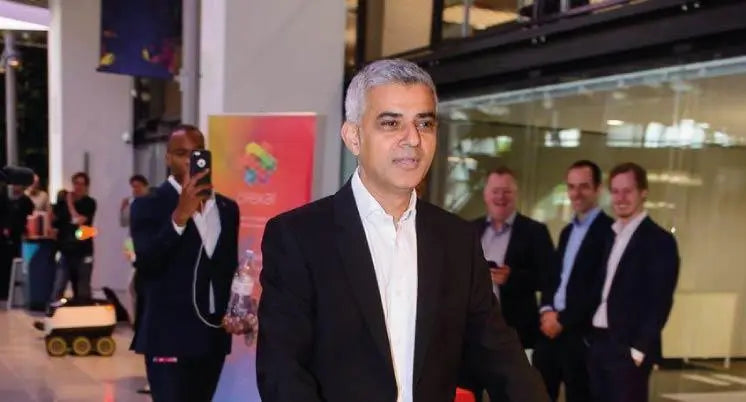 london mayor sadiq khan rides electric adult scooter from UK brand swifty scooters