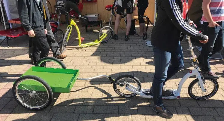 Swifty scooters at spezialradmesse 2017, adult scooters and kids scooters