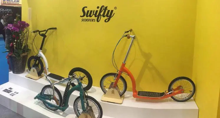 taipei bike show swifty scooters, adult scooters with big wheels uk